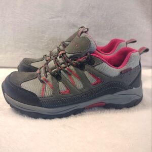 Women's Bearpaw Hiking Shoes Gray/Pink/Black Size 10